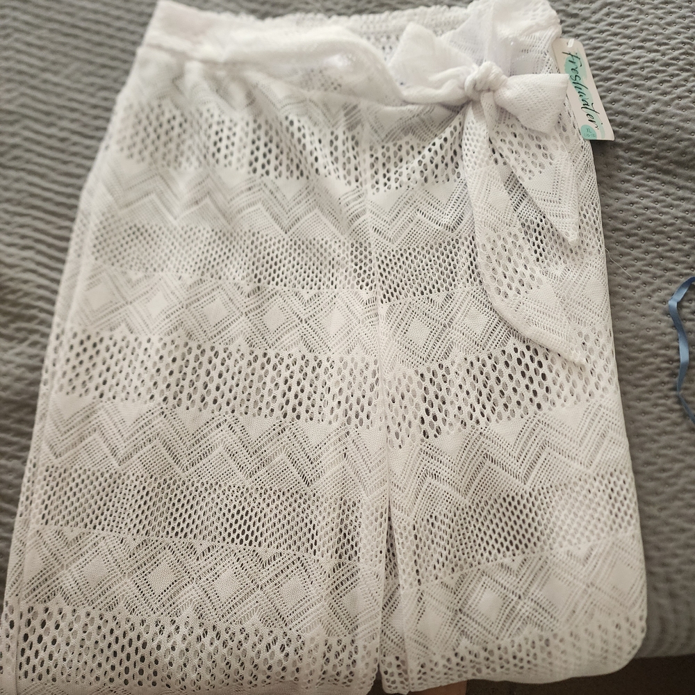 Kohl's White Crochet Pants